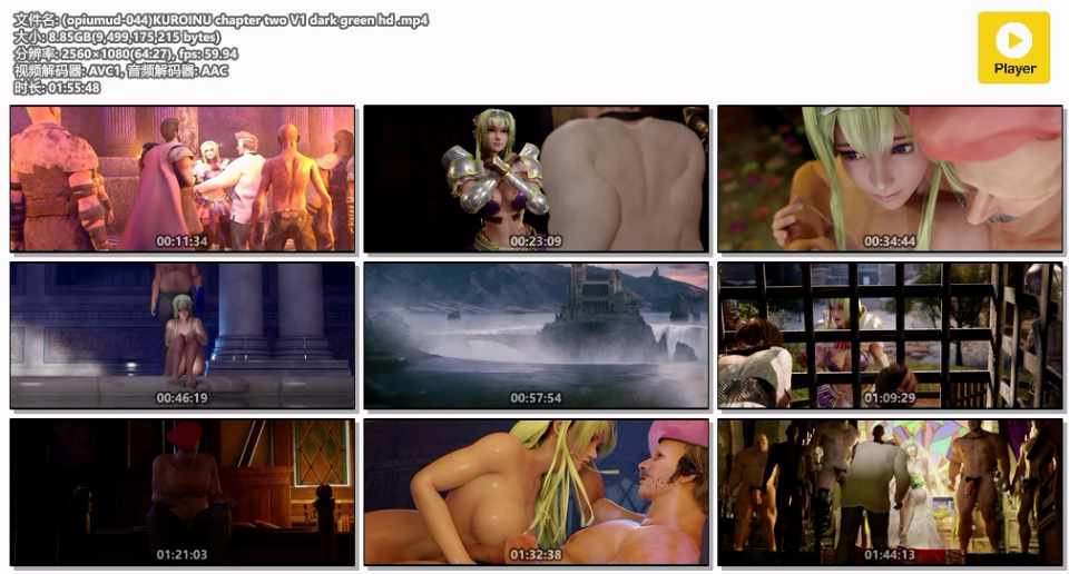 [3D动画/无码/中文字幕] opiumud-044 黑兽2 高洁圣骑士艾丽西娅 淫欲盛宴 [10G/多空/BD]